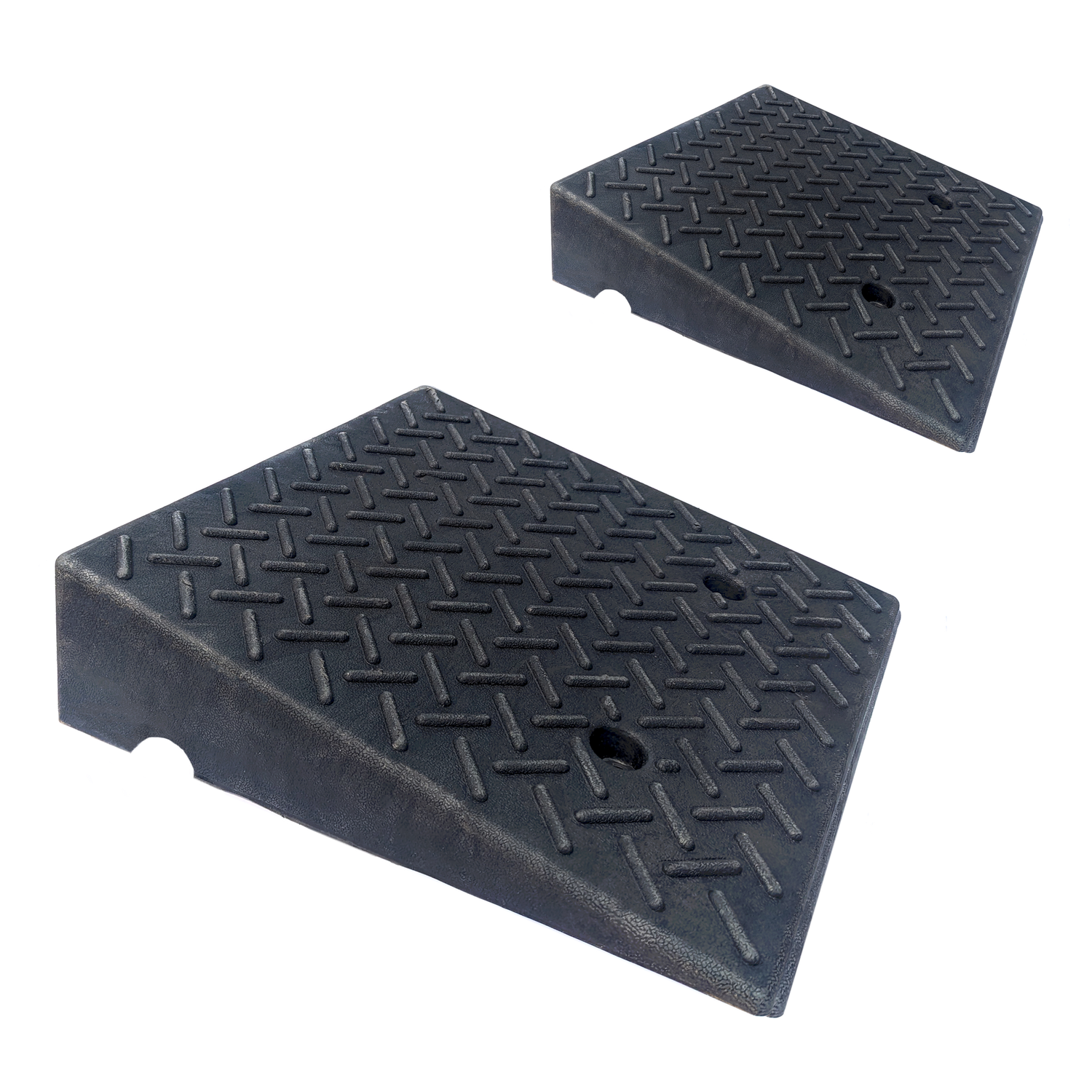 Heavy-Duty Container Access Ramps – High-Density Rubber Ramps for Shipping Containers, 2-Pack, 500mm x 500mm x 140mm, 1000kg Capacity, Vehicle and ATV Compatible