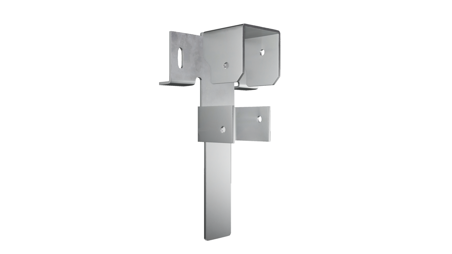 Aluminum interior wood stud bracket for shipping container framing, compatible with 20ft and 40ft containers