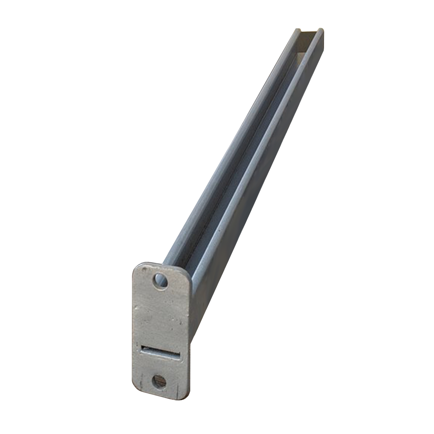 CSM pipe rack bracket for shipping container strut systems — galvanized steel with slotted mounting plate, available in 16