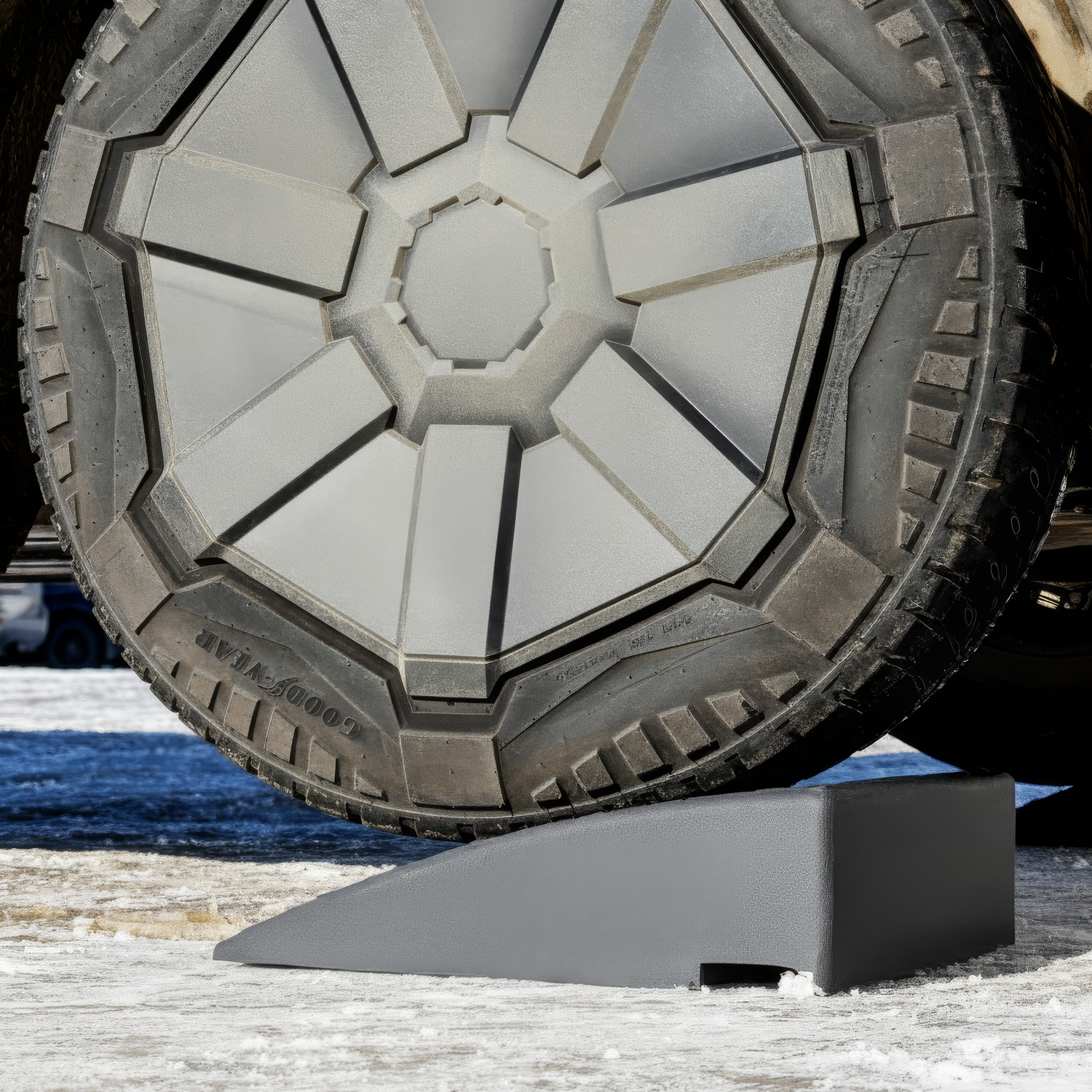 Heavy Duty Rubber Shipping Container Ramps (2 Pack)