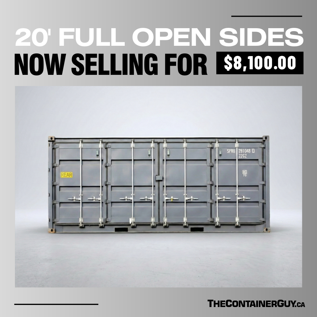 20ft Standard Full Open Side (ON SALE)