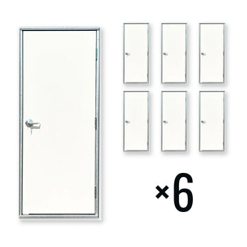 32 man door and frame 6 pack for shipping containers