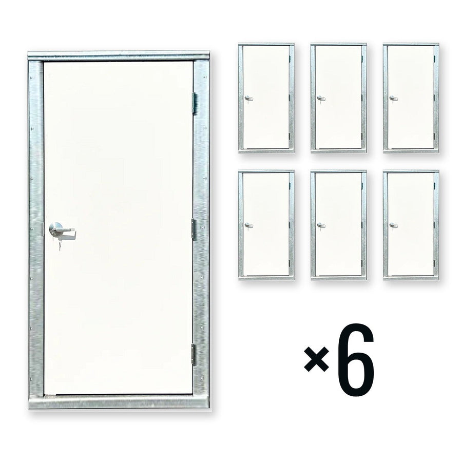 36 man door 6 pack for shipping containers