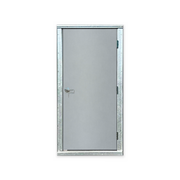 36-inch by 80-inch insulated steel man door and galvanized frame for shipping containers
