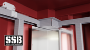 Corner Casting Covers for steel stud framing Installed