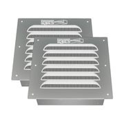 BIgAir30 louvered gable vents with the BigAir brand logo, designed for installation on shipping containers.