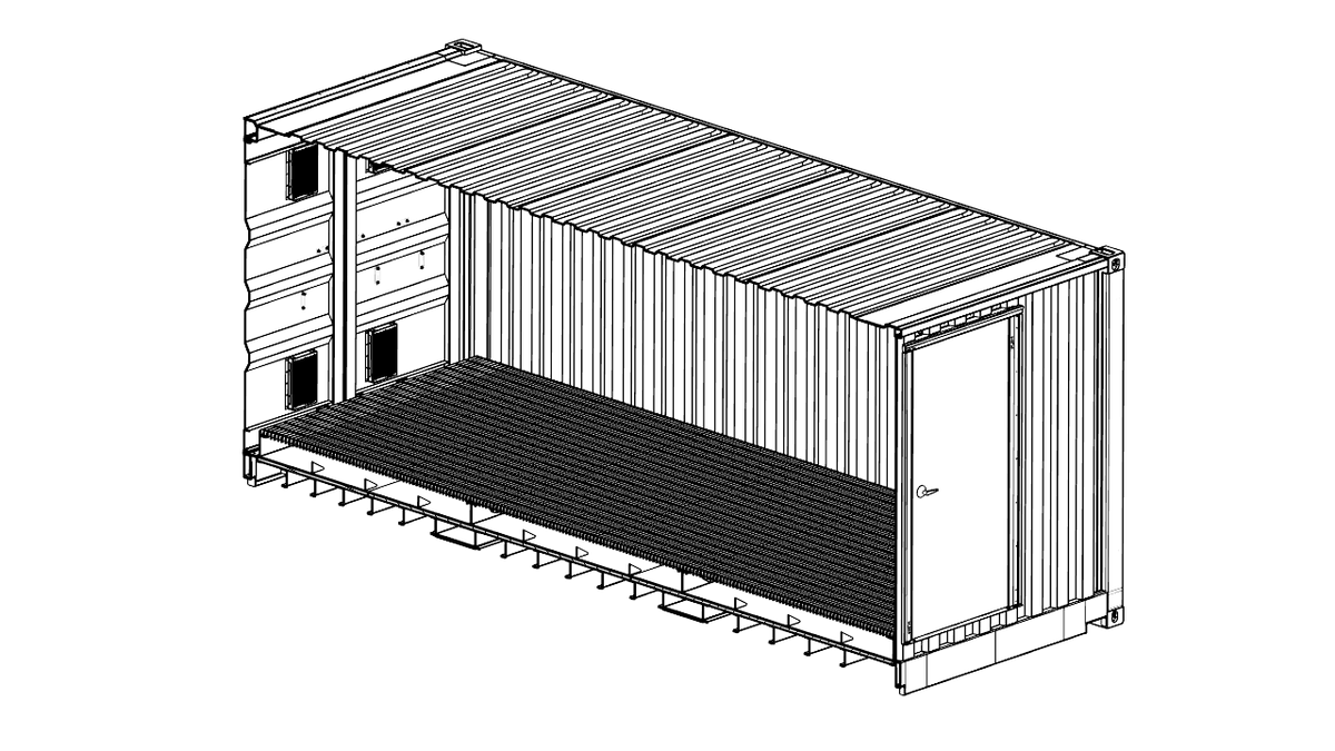 20' HAZMAT Storage - Non Insulated