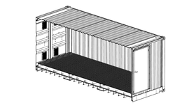 20' HAZMAT Storage - Non Insulated