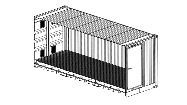 20' HAZMAT Storage - Non Insulated