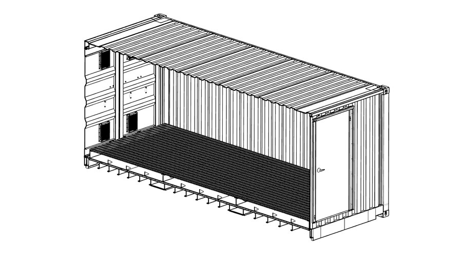 20' HAZMAT Storage - Non Insulated