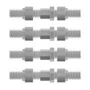 Long Bridge Fitting Clamp - Bolt/Twist/Screw Style (4 Pack)
