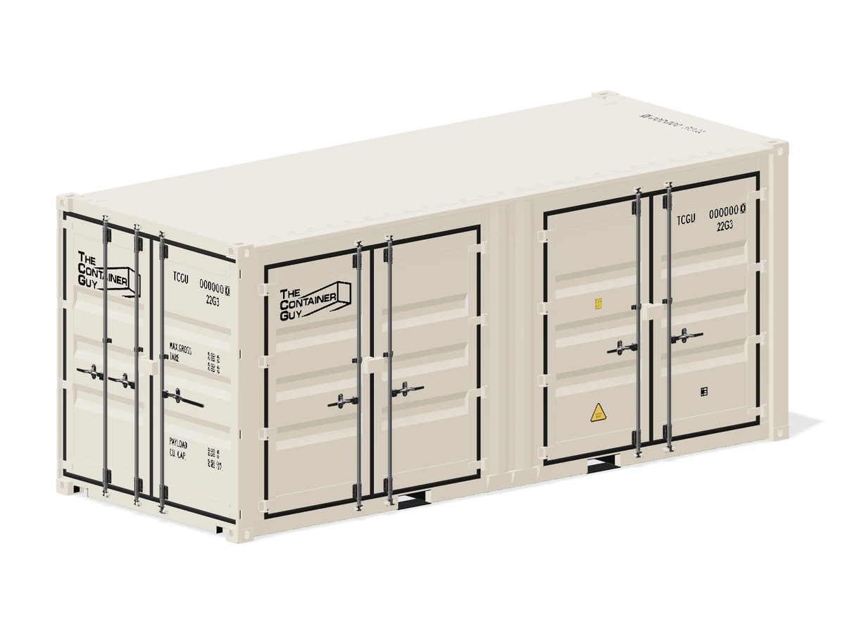 20 ft Standard Two Door Shipping Container