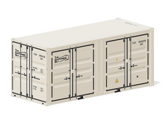 20 ft Standard Two Door Shipping Container