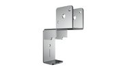 Galvanized steel wood truss bracket for installing wood roofs on shipping containers without interior holes