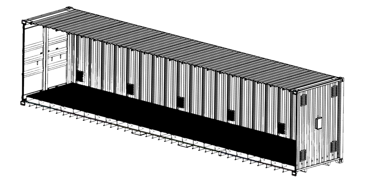 40’ HAZMAT Storage - Non Insulated