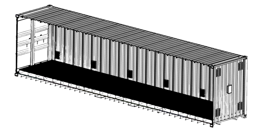 40’ HAZMAT Storage - Non Insulated