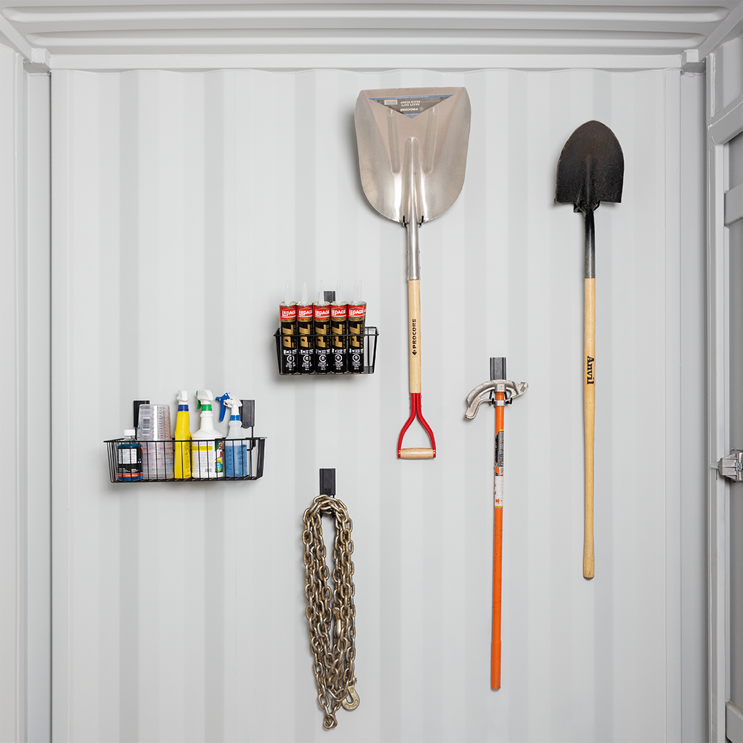heavy-duty magnetic hooks and baskets for shipping containers