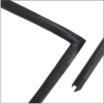 Heavy-duty rubber door seal gasket for standard or high cube 8' x 8'6" and 8' x 9'6" shipping containers or sea cans, easy to install for weatherproofing container doors.