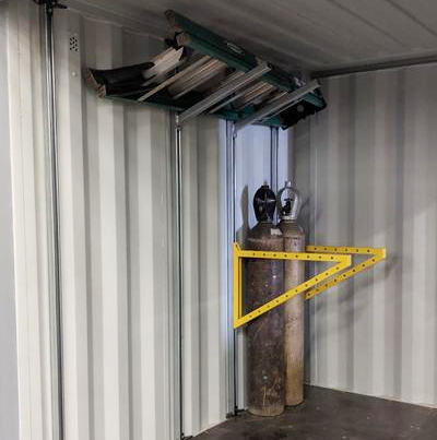 shipping container pipe rack