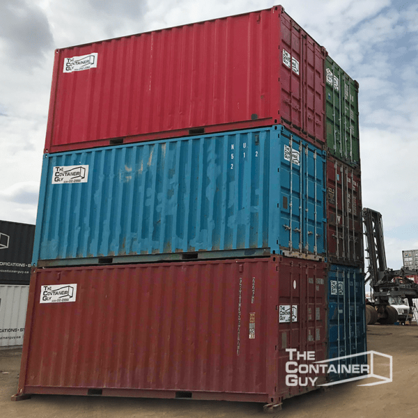 20' used shipping containers