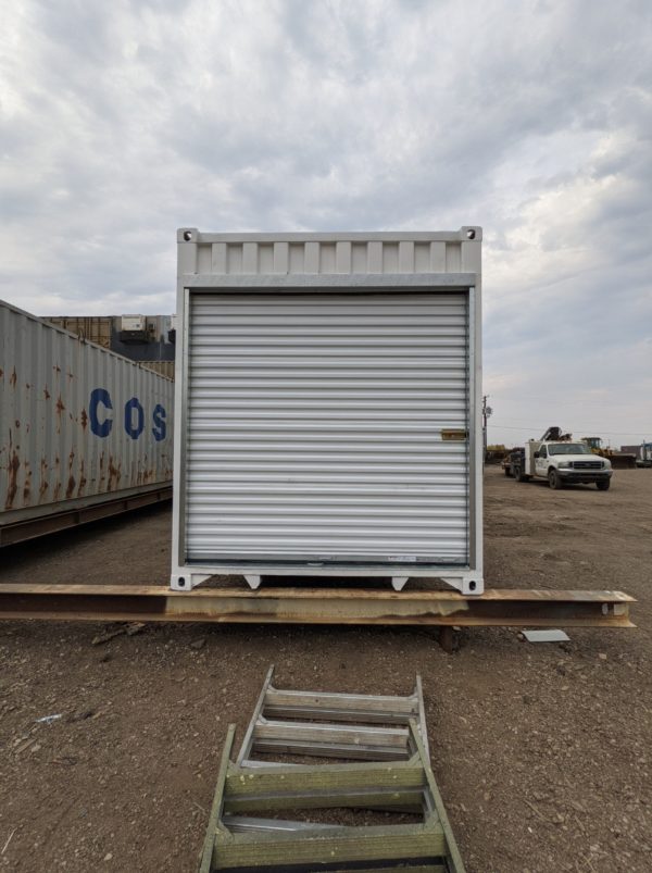 end wall roll up door for shipping container