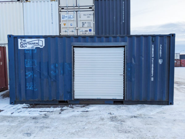 20 Ft Shipping Container With Side Roll Up Door Sold