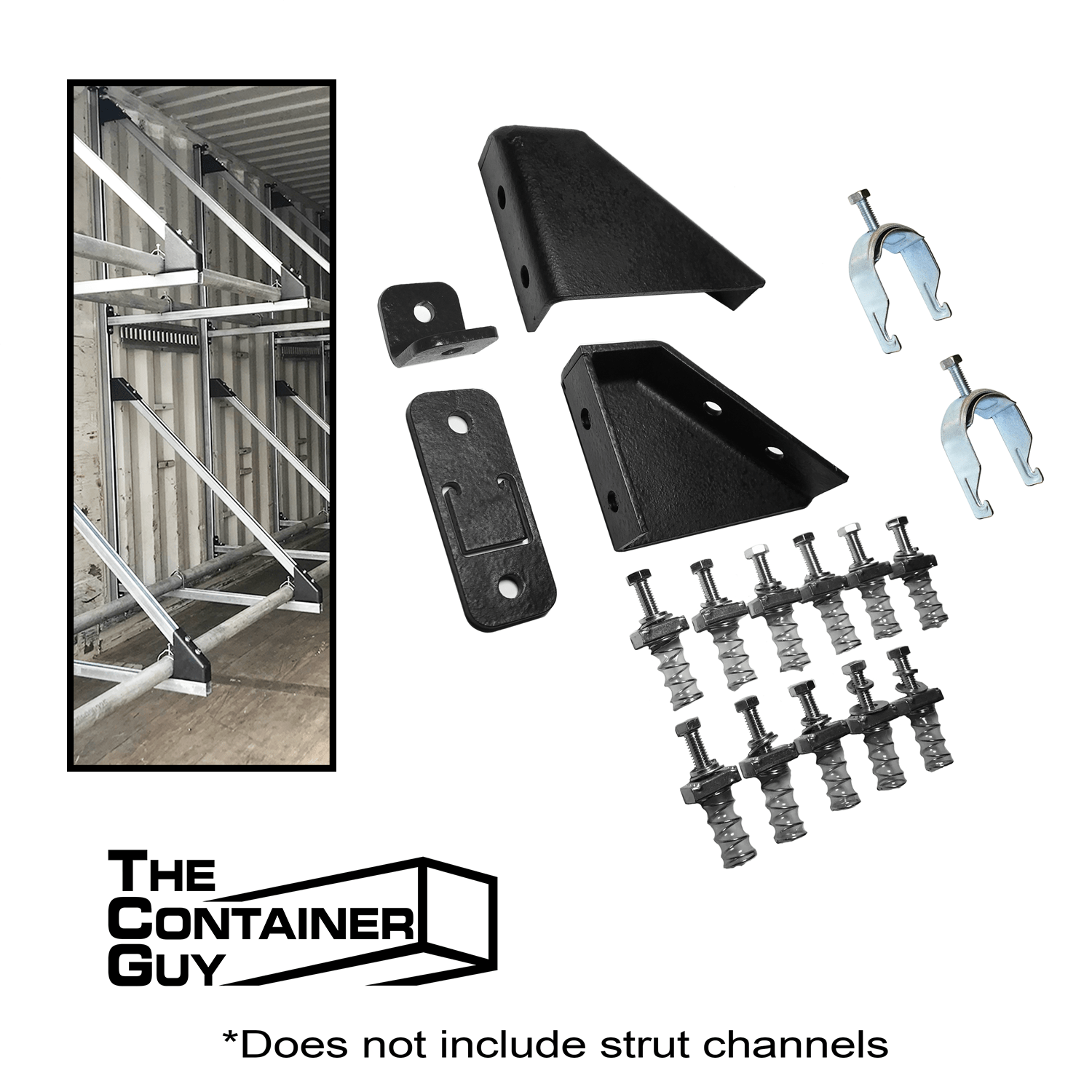 Bolt On Tire Rack Kit For Shipping Containers The Container Guy