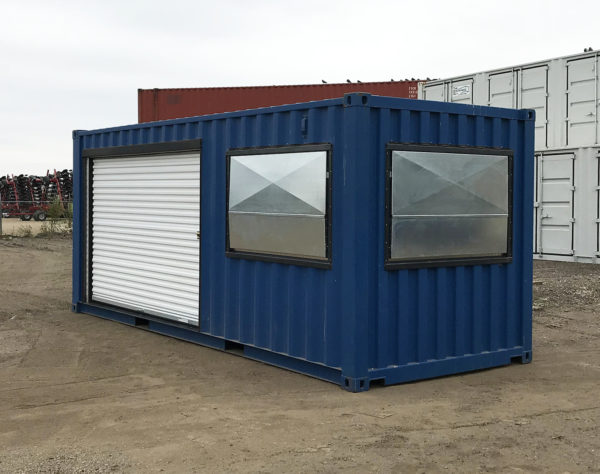Shipping Container Kiosk Window