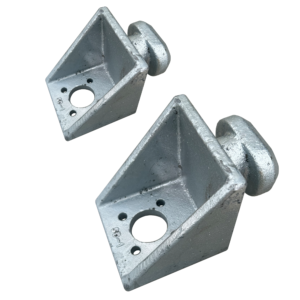 Quick Attach Shipping Container Tie Downs for Anchoring to Cement or Rock Floor (2 pack)