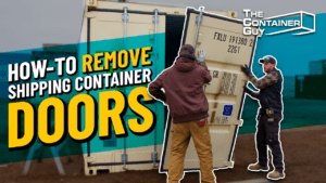 How To Remove Shipping Container Doors - Quick and Safe - Sea Can Modifications