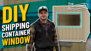 How To Assemble & Install Window Kits on a Shipping Container - DIY Installation