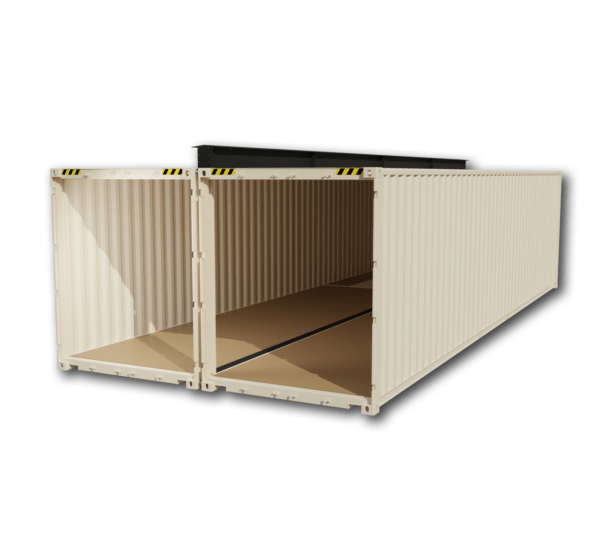 40 ft double wide shipping container