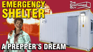 Are You Ready for World War 3 ??? - Shipping Container / Emergency Shelter / Food Storage