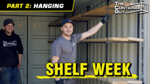 Instant Hanging Shelf Brackets - Container Modification World