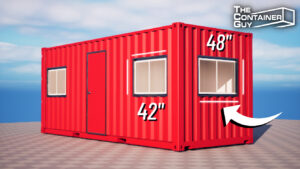 Finally Available! New (2023) DIY Window Kits For Tiny Shipping Container Homes, Offices, & Shacks