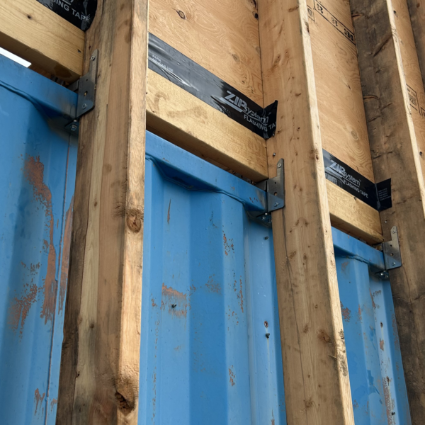 Exterior Wood Framing Bracket For Shipping Containers